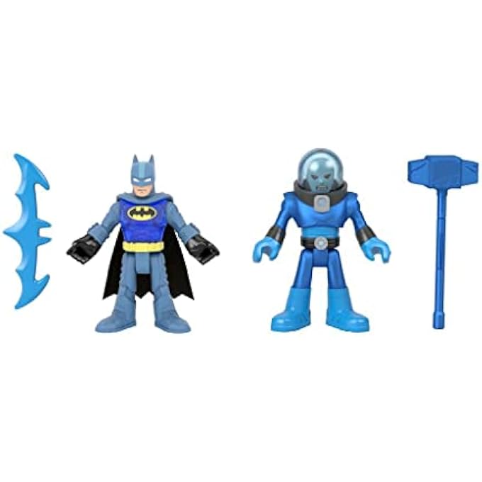 IMAGINEXT DC SUPER FRIENDS BATMAN & MR FREEZE FIGURE SET FOR PRESCHOOL KIDS AGES 3 TO 8 YEARS - Image 2